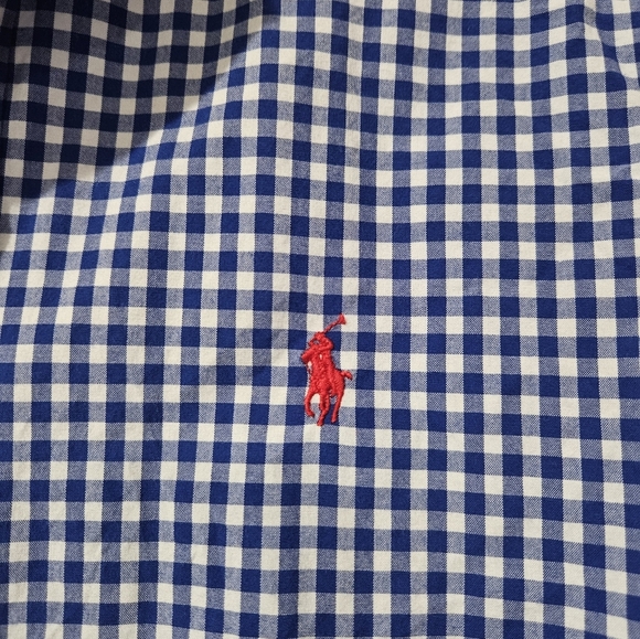 Polo by Ralph Lauren Blue Casual Button Down Shirt - Picture 4 of 6